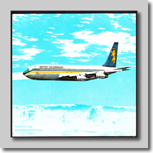 BCal 707 on this Dutch postcard